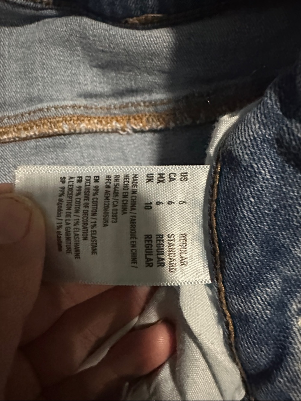 Distressed Blue Ripped Jeans - Picture 6 of 6